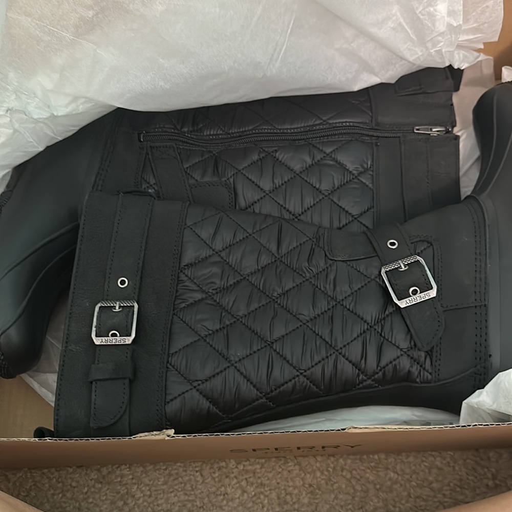 Sperry Saltwater Tall Nylonolive Snow Boots - Picture 4 of 5
